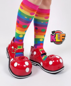 Alternative view of Zapatos para Payasa Escolares rojos con bolitas blancas