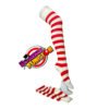 03 Calcetas para Payaso - Rojo con Blanco