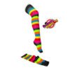 11 Calcetas para Payaso - Multicolor con Negro