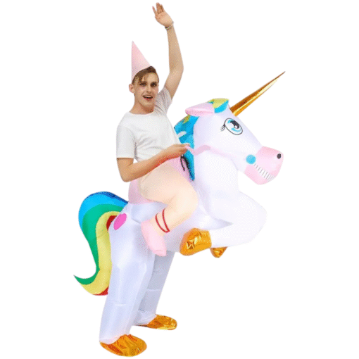 Disfraz Inflable Unicornio Montable