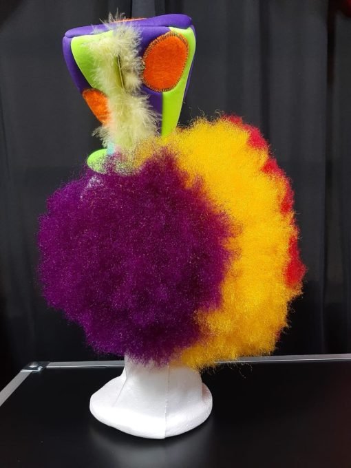 Peluca Calva color Morado - Imagen 2