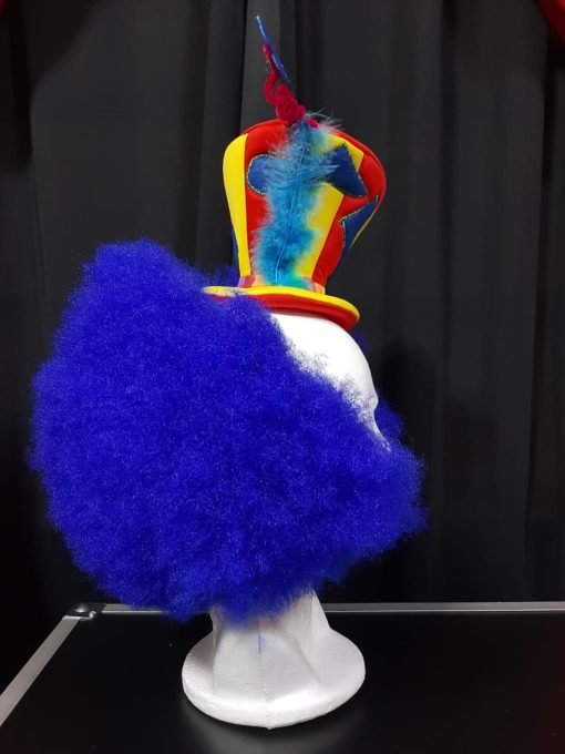 Peluca Calva color Azul - Imagen 3
