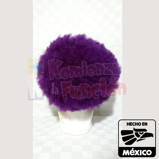 Peluca Afro color Morado - Imagen 2