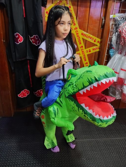 disfraz dinosaurio inflable para niño