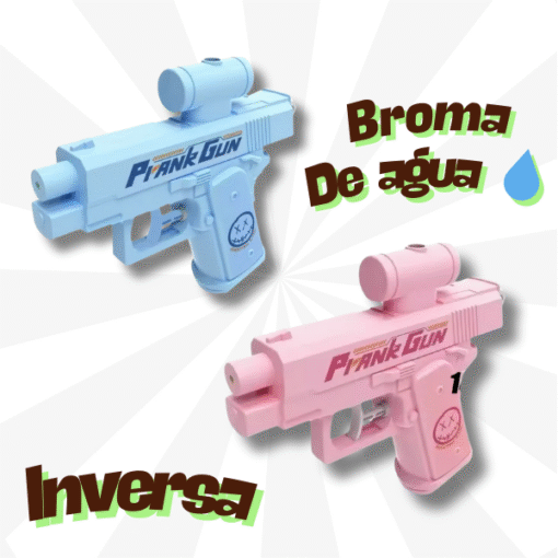 PRANK GUN – Pistola de Agua Bidireccional! Broma - Imagen 4