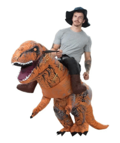 Disfraz Inflable Dinosaurio Montable