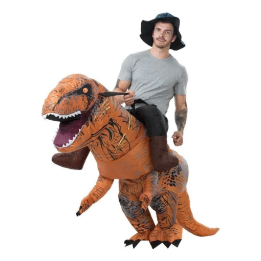 Disfraz Inflable Dinosaurio Montable