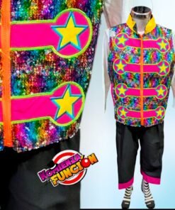 Alternative view of 005 Traje para Payaso lentejuela reversible