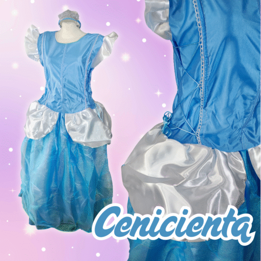 👑 Disfraz de Princesa Cenicienta para Mujer – ¡Magia antes de la medianoche! - Imagen 2