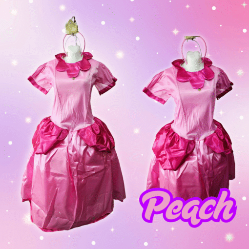 👑 Disfraz de Princesa Peach para Mujer – ¡Del Reino Champiñón a tu fiesta! - Imagen 2