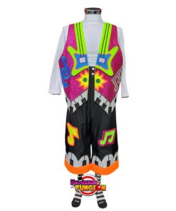 004 Traje para Payaso bordado teclado guitarra