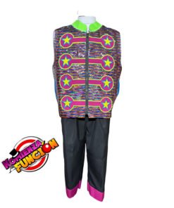 005 Traje para Payaso lentejuela reversible