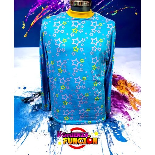 Playera Azul con Estrellas