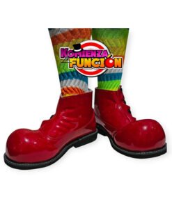 Zapato para Payaso Bola rojo con broches
