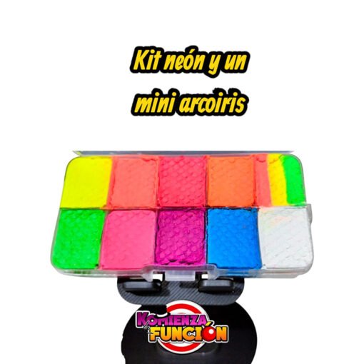 04 Paleta tonos Neón y un arcoiris