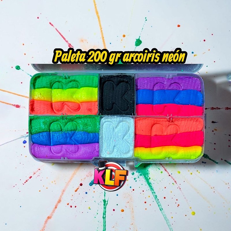05 Paleta Arcoiris Neón