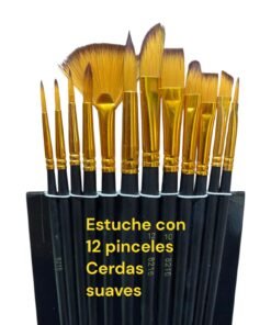 09-Kit con 12 Pinceles variados