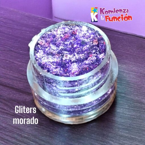 Glitter Morado