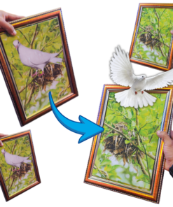 Alternative view of 🖼️✨ Cuadro Paloma – Magia con arte y una sorpresa voladora 🕊️