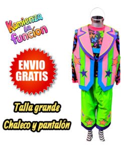 03 Traje para Payaso talla Grande ENVIO GRATIS