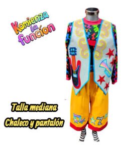05 Traje para Payaso talla Mediana