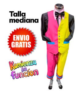 11 Traje para Payaso Talla Mediana ENVIO GRATIS