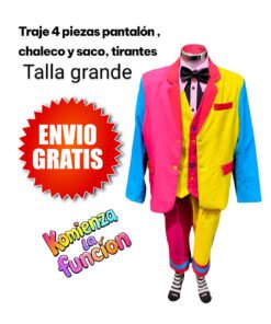 10 Traje para Payaso Talla Grande ENVIO GRATIS