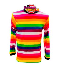 Playera sublimada 04 Rayas multi color
