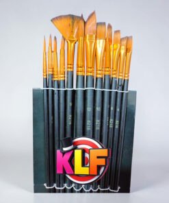 P03- Estuche de 12  pinceles variadoscerdas suaves