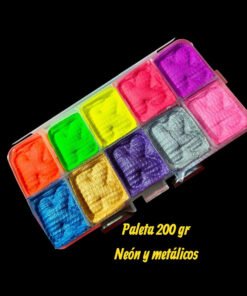 05- Paleta Kit viajero tonos neón y metálicos